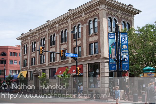 Ben and Jerry's Ice Cream on the Pearl Street Mall in Boulder, CO
